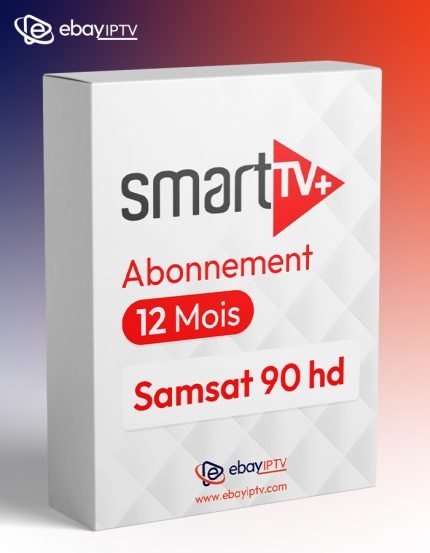 Abonnement IPTV smart+ pour samsat 90 hd plus 12 Mois
